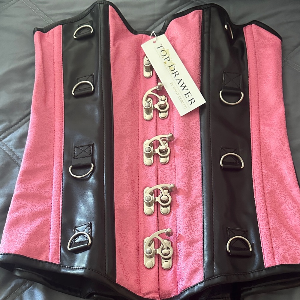 Black and Pink Shapewear Corset